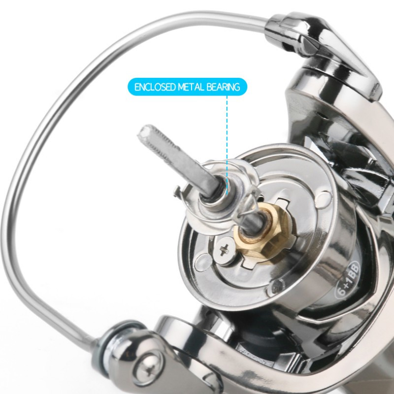 Mavllos BFS püügirull kahe käepidemega 5,6:1 pidurdusjõu suhtega 10KG madal pool, merevee bassi spinningurull