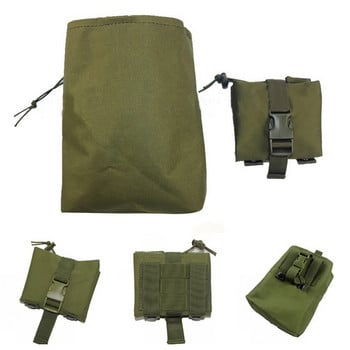 Molle Сгъваема тактическа чанта за списание Dump Drop Pouch Hunting Military EDC Bag Foldable Utility Recovery