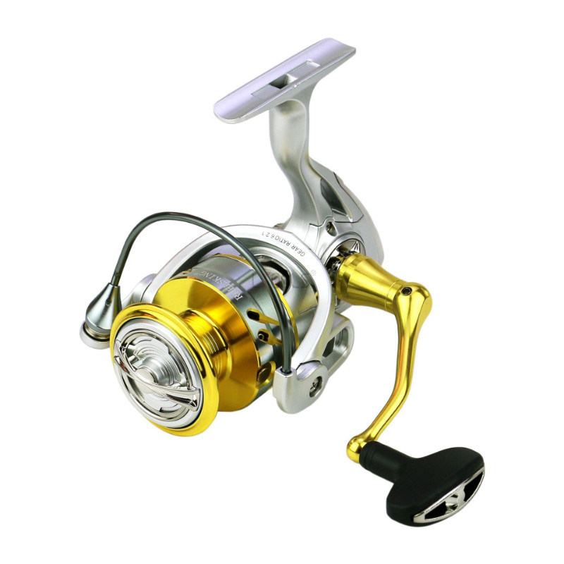 Μεταλλικό κύπελλο από κράμα αλουμινίου ψαρέματος χωρίς κενό και αυτοασφαλιζόμενο Raft Fishing 6,2:1 αναλογία ταχύτητας Αξεσουάρ καρούλι ψαρέματος κυπρίνου