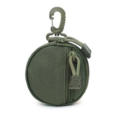 Apvalus daugiafunkcis vandeniui atsparus mažas pakabinamas krepšys Molle lauko kempingo sporto jojimo raktų krepšys nešiojamas juosmens saugojimo paketas
