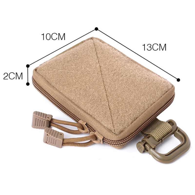 Molle Nylon taktikai segédtáska katonai kültéri túrázáshoz kompakt deréktáska fülhallgató férfi kulcsos érme pénztárca EDC szerszámos vadászcsomag