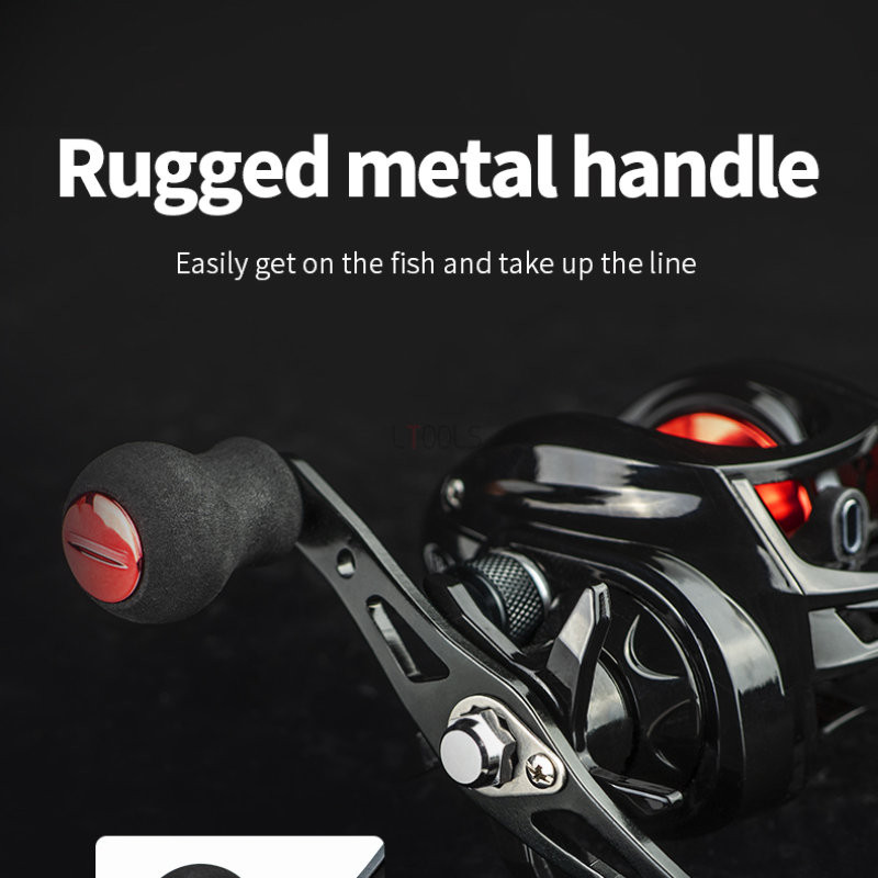 Peibutusrull 6,3/7,2:1 8KG Maksimaalse takistusega püügirull Lõõgastumisvastane nöör Vesitilkade Ratta valamine Mererullipüügi tarvikud