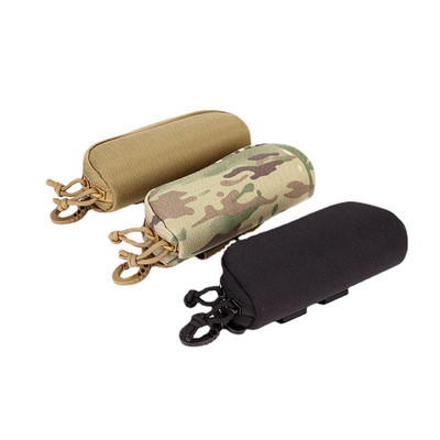 Husă pentru ochelari tactici Molle Ochelari de soare EDC Pachet de talie Utilitate Armată militară Accesorii de vânătoare Organizator Geantă pentru ochelari