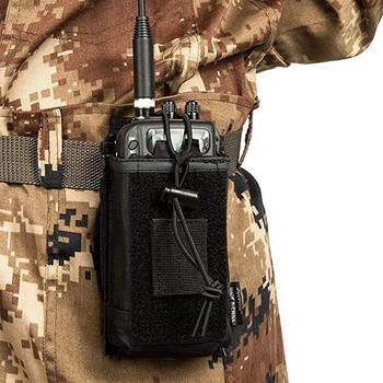 Tactical Molle Radio Walkie Talkie Θήκη Θήκη τσάντας μέσης Θήκη για κυνήγι Κάμπινγκ Στρατιωτική φορητή θήκη μεταφοράς ενδοεπικοινωνίας