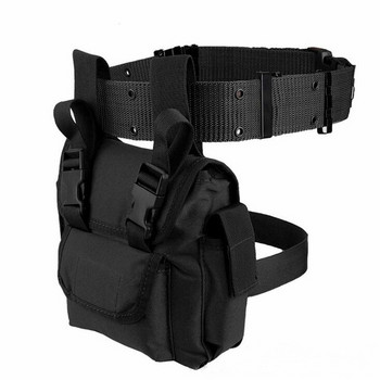 Τσάντα Tactical Military Drop Leg Waist Fanny Pack Ρυθμιζόμενη εξωτερική τσάντα μηρού EDC Μοτοσικλέτα Ιππασία Κάμπινγκ Πεζοπορία Τσάντα κυνηγιού
