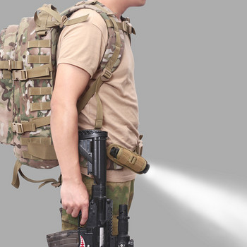Στρατιωτική θήκη φακού 360 μοιρών Tactical Molle Pouch Υπαίθριο Κάμπινγκ Κυνήγι Περιστρεφόμενη Σκοποβολή Φορητή θήκη EDC Tool Bag