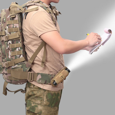 Στρατιωτική θήκη φακού 360 μοιρών Tactical Molle Pouch Υπαίθριο Κάμπινγκ Κυνήγι Περιστρεφόμενη Σκοποβολή Φορητή θήκη EDC Tool Bag