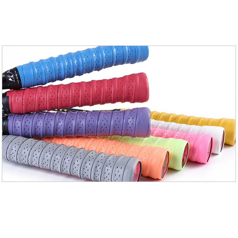 4 komada štapova za pecanje, reket, sportska traka, traka za znojenje, protuklizna traka za badminton