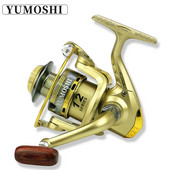 Spiningo žūklės ritės, skirtos sūraus vandens gėlavandenei žūklei, metalinė ritė kairėje/dešinėje Keičiama upėtakių karpių spiningo ritė