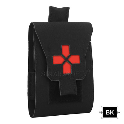 SINAIRSOFT Tactic IFAK mažas traumos rinkinys pirmosios pagalbos maišelis EDC kišeninis būtiniausias medicininės įrangos laikymo krepšys, skirtas išgyventi saugai medžioti