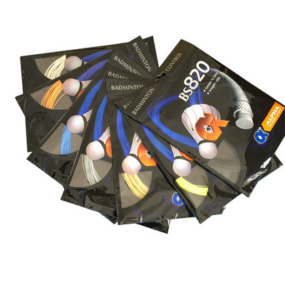 Powerti 5db/tétel 0,70mm-es tollaslabda ütő húr 22-30 lbs edzőütő húr Made in Tajvan BS-820