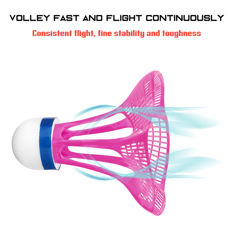 2023 m. Naujas originalus AirShuttle lauko badmintono AirShuttle plastikinis rutulinis nailoninis rutulinis stabilus atsparumas 3 vnt / pakuotė
