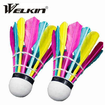 3 bucăți mingi de badminton mingi profesionale colorate de badminton pentru antrenarea volanelor Accesorii durabile de antrenament de badminton