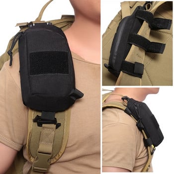Тактическа чанта Molle, военна чанта за телефон, чанта за ловни аксесоари, пакет с презрамки, компактна чанта за туризъм на открито EDC чанта за инструменти