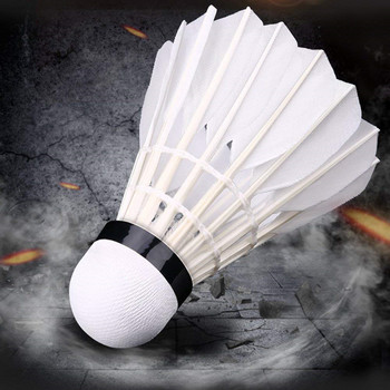 Бадминтон Стабилност от бяло гъше перо Издръжлив волан Професионална тренировъчна топка за бадминтон Спортни аксесоари на открито