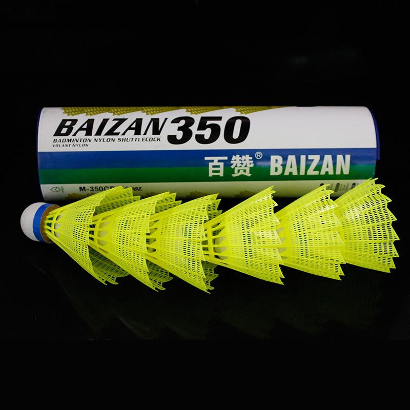 6 vnt./komplektas Nailono Shuttlecock stalo pluošto rutulinė galvutė Visiškai apvali vilnos stiliaus plastikinis badmintonas, skirtas treniruotėms lauke, Patvarus