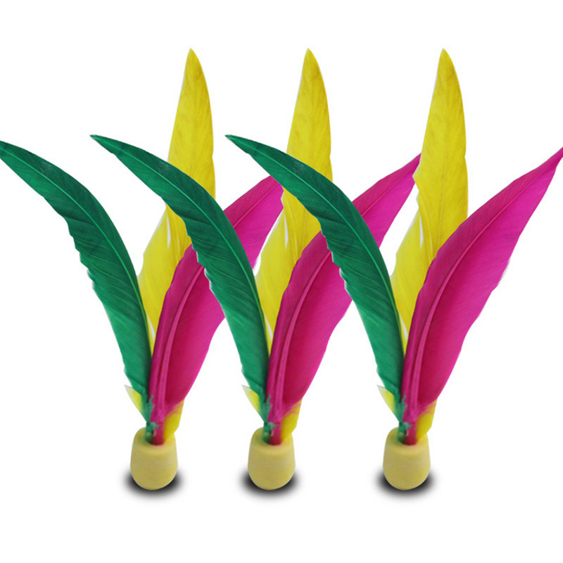 10 vnt. lauko badmintono kamuoliukų rinkinys vaikams Guminis plunksnų šaudyklės, skirtas paplūdimio vaikams, vaikų žaidimas