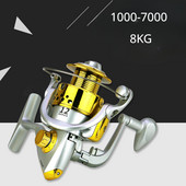 KANGLUO Ultralengva spiningo žūklės ritė Max Drag 8KG/17LB Plastikiniai puodeliai Spiningo ritė 1000-7000 Karpių žvejybos priedai