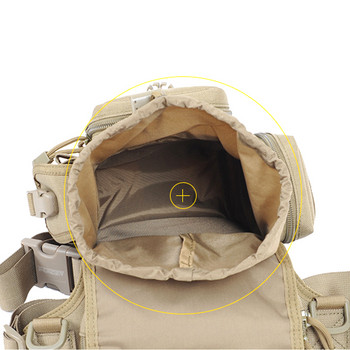Военна външна военна игра Army EDC Fanny Pack Tactical Molle Drop Leg Bag Водоустойчива ловна чанта за колоездене Опаковка за кръста