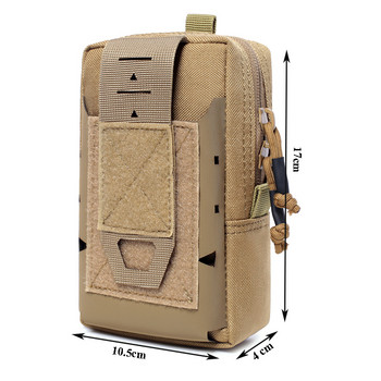 Military Tactical Molle Bags Τηλέφωνο EDC Tool Pouch Outdoor Spotrs Πορτοφόλι Κάμπινγκ Αθλητικό πακέτο έκτακτης ανάγκης Κυνήγι Τσάντα μέσης για ψάρεμα