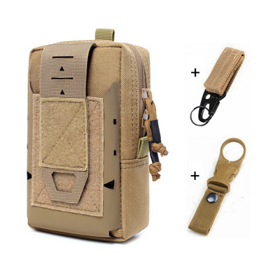 Vojne taktičke Molle torbe Telefon EDC Torbica za alat Torbica za vanjska mjesta Kampiranje Sportska torba za hitne slučajeve Lov Ribolov Torba oko struka