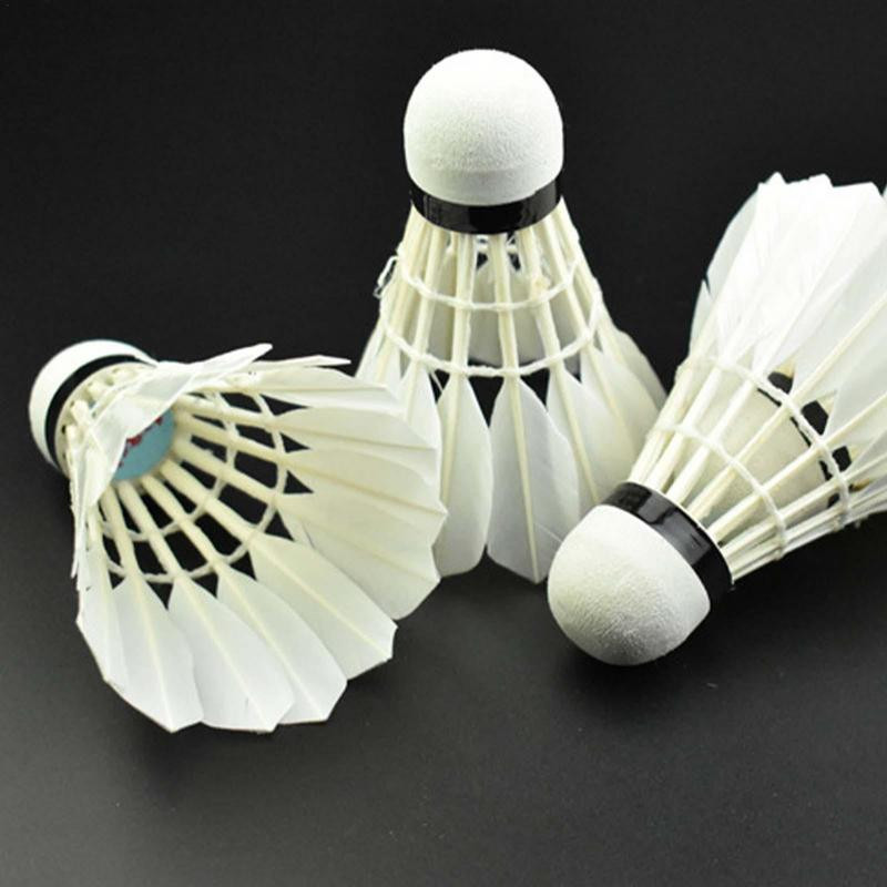 Badminton Birdies 12 PCS Foam Head Duck Feather Badminton Shuttlecocks Πολυλειτουργικές επαναχρησιμοποιούμενες αθλητικές μπάλες μπάντμιντον προπόνησης