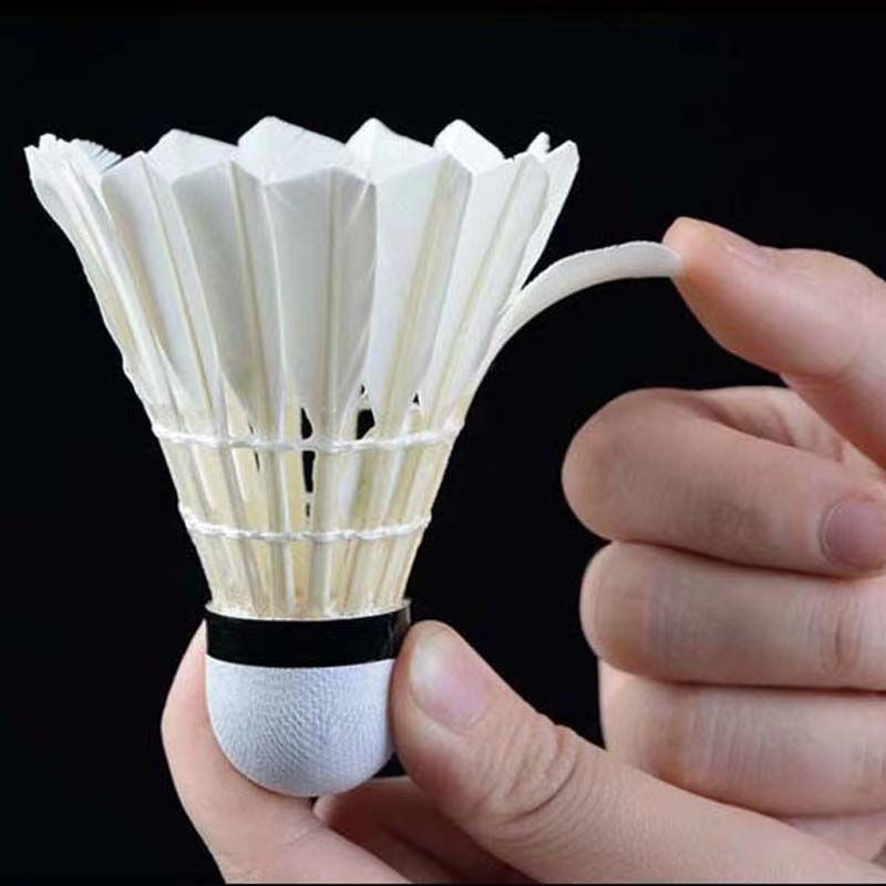 Sulgpalli sulgpallid 3/6 tk musta hanesulgedega sulgpallipallid sulgpallispordi treenimiseks 77 76 kiirust