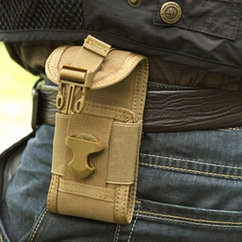 Лов на открито Военна тактическа чанта Molle Utility Bag Чанта за кръста Телефон Калъф за колан Държач за мобилен телефон Калъф за мобилен телефон
