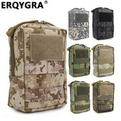 Στρατιωτική τσάντα αποθήκευσης Camping ERQYGRA Πακέτο ζώνης μέσης Tactical Κυνήγι Αξεσουάρ εξωτερικού χώρου Molle System Αθλητικός εξοπλισμός πεζοπορίας