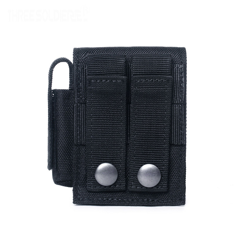 Välitingimustes kasutatav taktikaline sigaretikott Nailonist välgumihkleja aku hoiuruum vöökott EDC Fanny Pack Airsofti armee jahivarustus