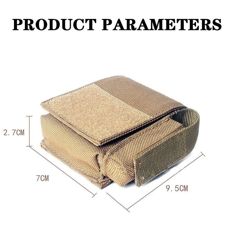 Välitingimustes kasutatav taktikaline sigaretikott Nailonist välgumihkleja aku hoiuruum vöökott EDC Fanny Pack Airsofti armee jahivarustus