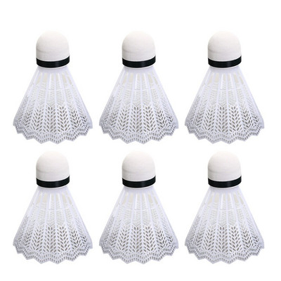 Shuttlecocks Badmintonas Lauko paukščių priedai Plastikiniai žaidimai Shuttlecock White School Ball Shuttle beisbolo kamuoliai Tenisas