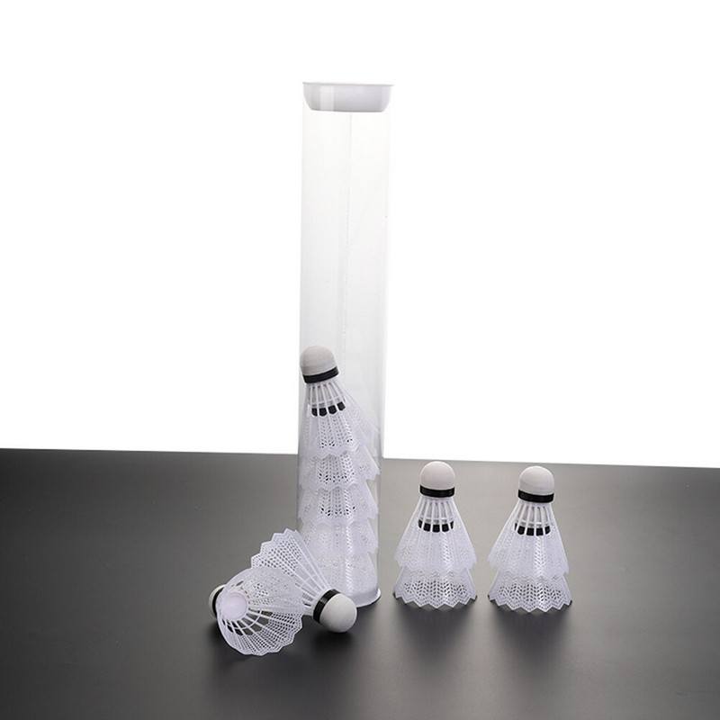 Shuttlecocks Badmintonas Lauko paukščių priedai Plastikiniai žaidimai Shuttlecock White School Ball Shuttle beisbolo kamuoliai Tenisas