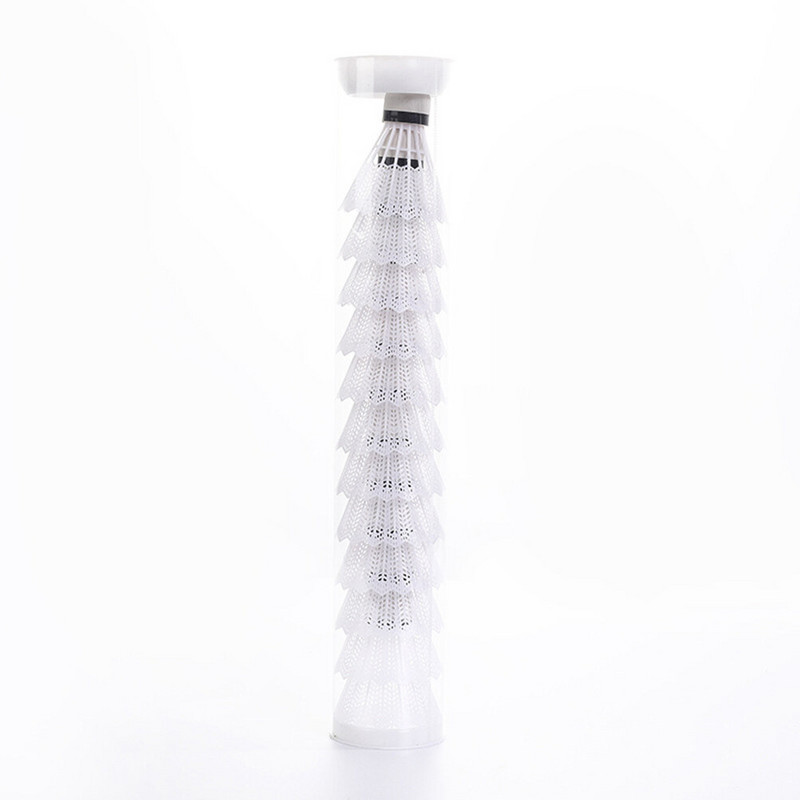 Shuttlecocks Badmintonas Lauko paukščių priedai Plastikiniai žaidimai Shuttlecock White School Ball Shuttle beisbolo kamuoliai Tenisas