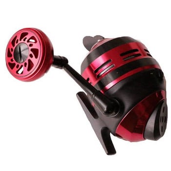 1 τεμάχιο Pisces RAMPART TR25 Fishing Roel 3+1 BB Gear Red Metal With Wrist Guard 5PE Line 40M Closed Reel