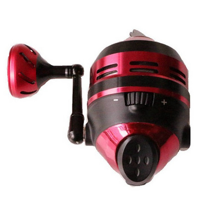 1 db Pisces RAMPART TR25 horgász orsó 3+1 BB Gear piros fém csuklóvédővel 5PE vonal 40M zárt orsó