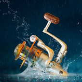 KANGLUO Cheap Metal Spinning Fishing Reel 1000-9000 12BB 5.2:1 Fly Fishing Reel Pesca Accesorio