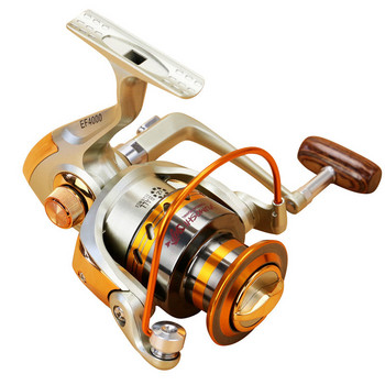KANGLUO Cheap Metal Spinning Fishing Reel 1000-9000 12BB 5.2:1 Fly Fishing Reel Pesca Accesorio