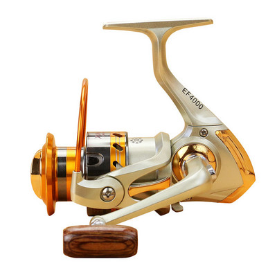 KANGLUO Cheap Metal Spinning Fishing Reel 1000-9000 12BB 5.2:1 Fly Fishing Reel Pesca Accesorio