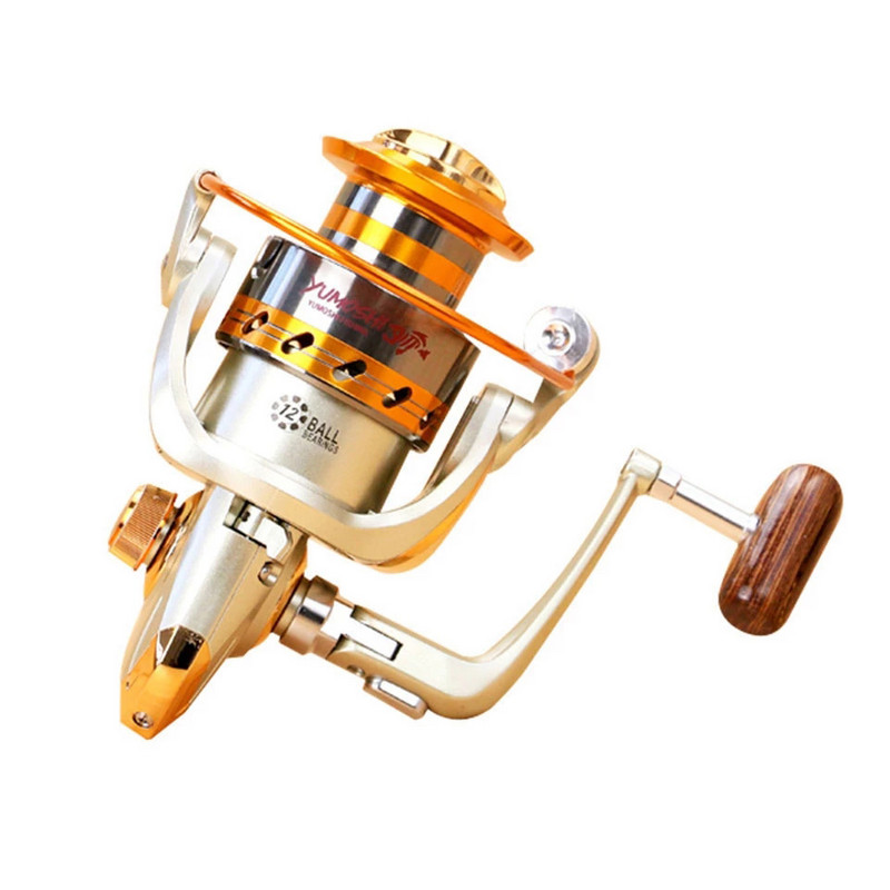 KANGLUO Cheap Metal Spinning Fishing Reel 1000-9000 12BB 5.2:1 Fly Fishing Reel Pesca Accesorio