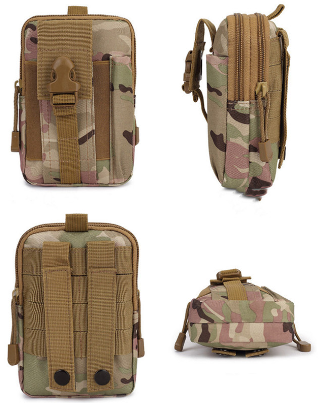 Välispordi taktikaline vöökott Multifunktsionaalne mobiiltelefonikott Kaasaskantav reisimatka mägironimine veekindel vöökott
