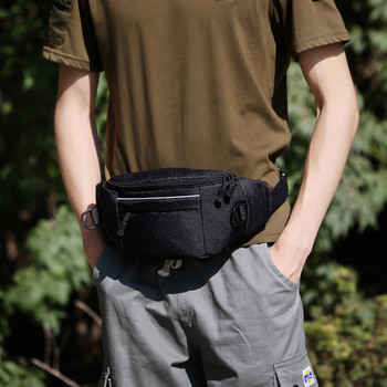 Риболовна водоустойчива тактическа чанта за кръста на открито 35*18*8 см 180 г полиестерна многофункционална полиестерна чанта за въдица за примамка