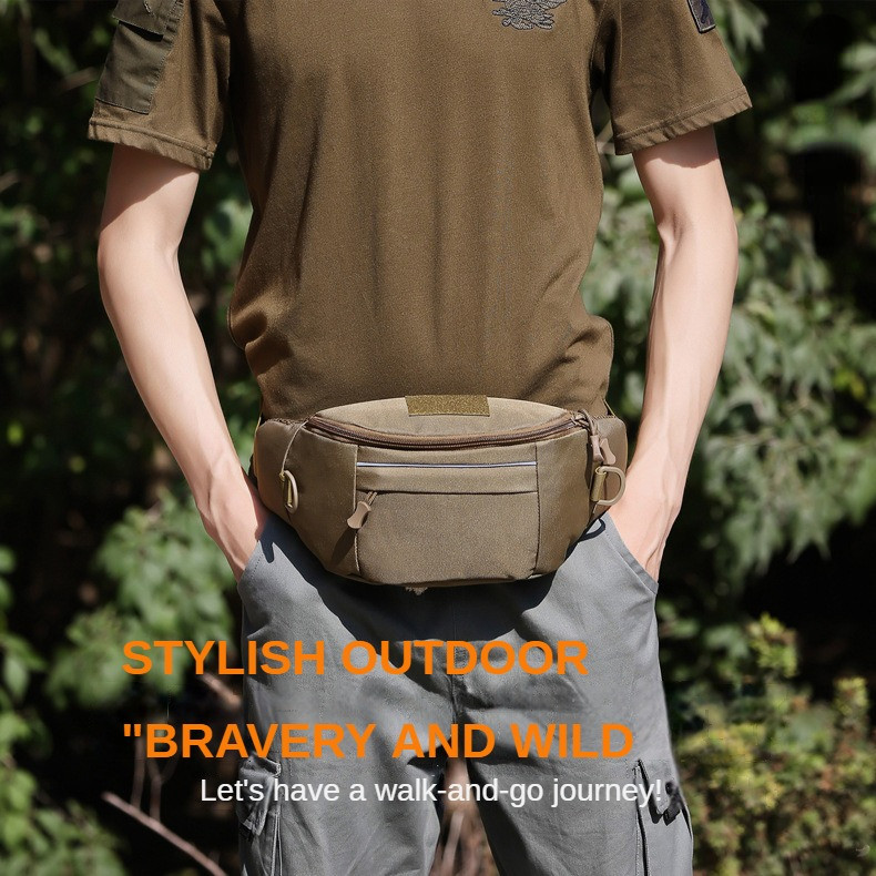 Žvejybos vandeniui atsparus lauko juosmens taktinis krepšys 35*18*8cm 180g Oksfordo audinio poliesteris, daugiafunkcis, skirtas masalo lyno reikmenims