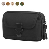 Karinis mažas kišeninis kamufliažinio diržo juosmens komplektas Tactical Men Molle Pouch Lauko telefono dėklo krepšys, skirtas 6,5 colio telefono EDC įrankių krepšiui