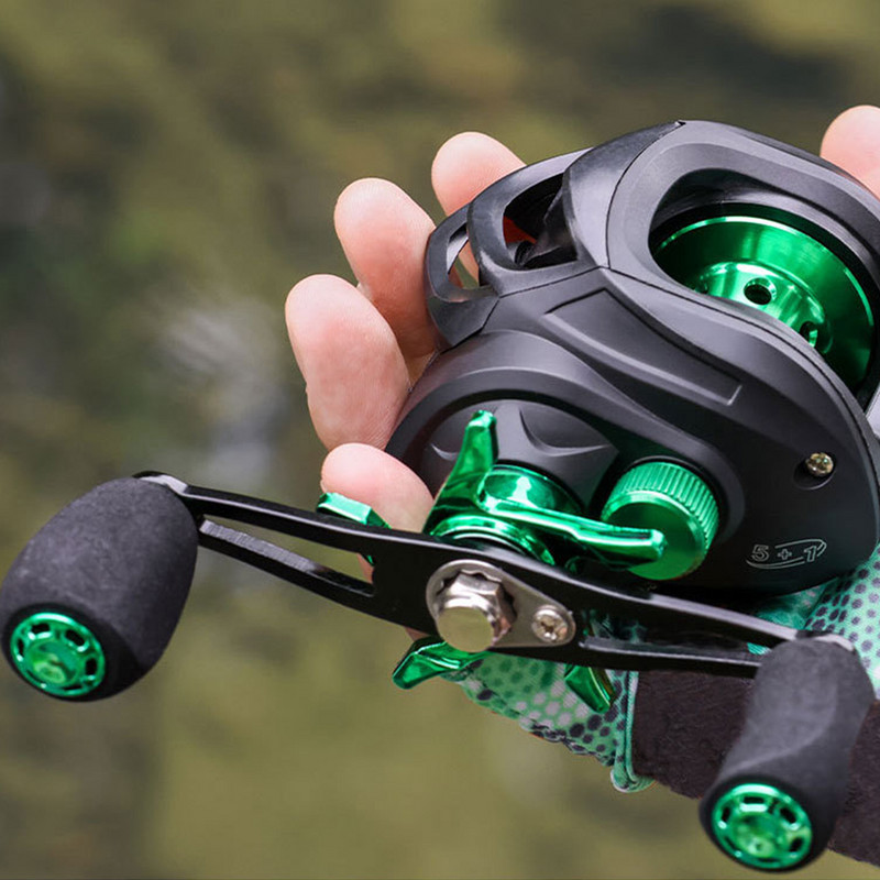 Universaalne lõhkemisvastane õngenööri rull, 7.2:1 kerge metalltraadiga tass magevee merevee jaoks