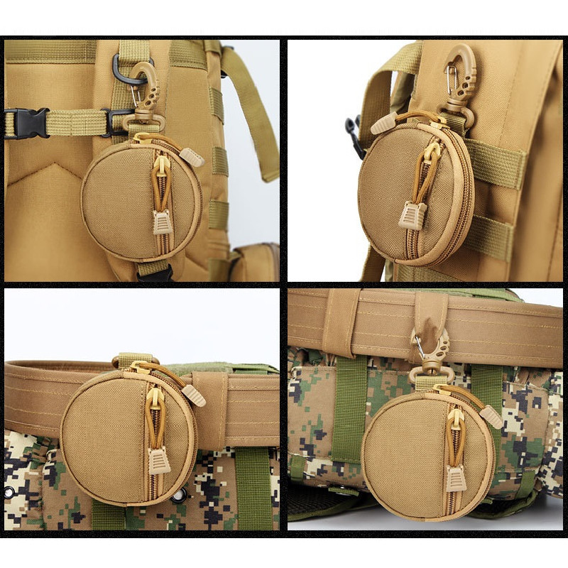 1000D taktikaline EDC kott Molle rahakoti kott kaasaskantav võtmega mündikott vöökoht Fanny paki kõrvaklapikott Mini võtmehoidja kott jaht