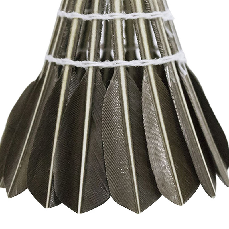 12 vnt/sl. Badmintono žąsies plunksnos Shuttlecock patvarus badmintono kamuolys, skirtas treniruotėms