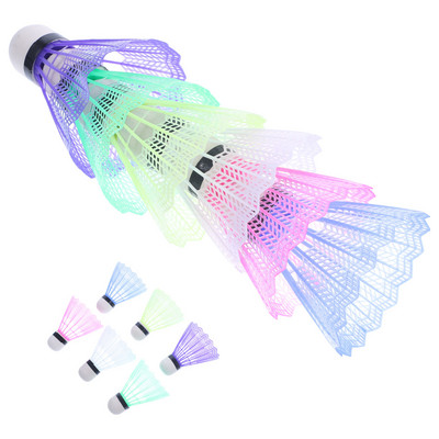 WINOMO 12 vnt nailoniniai šaudyklų treniruokliai plastikinis badmintonas, pasižymintis dideliu stabilumu ir ilgaamžiškumu, skirtas sportui lauke