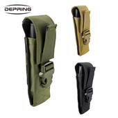Husă tactică din nailon de vânătoare pentru bărbați EDC Molle husă pentru centură teacă reglabilă organizator toc pentru lanternă cuțit pliabil Mag