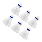 LED Badminton Shuttlecocks Dark Night Glow Badminton Birdies 6Pc- Lighting Badminton Balls for Outdoor & Indoor Sports Activity